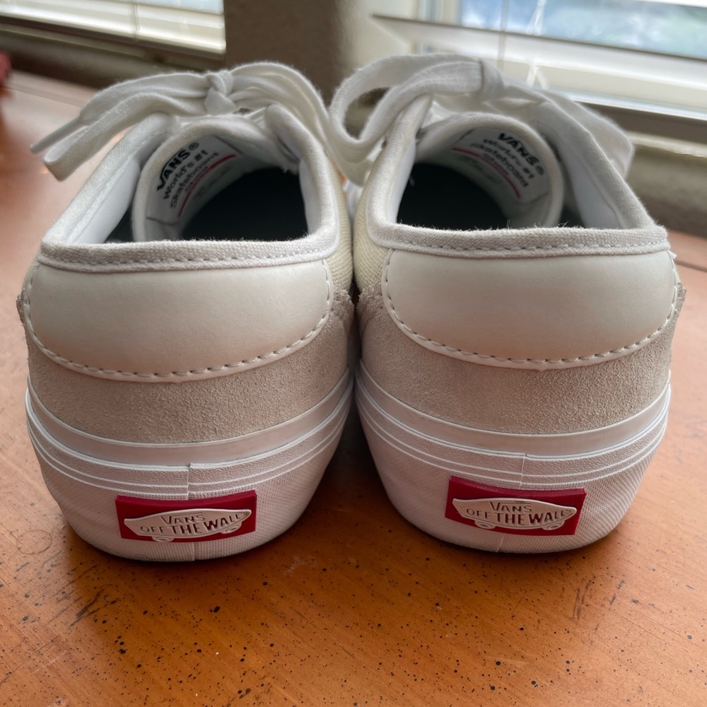 Vans Cream & White Pro Men’s Size 6.5 - Picture 6 of 9